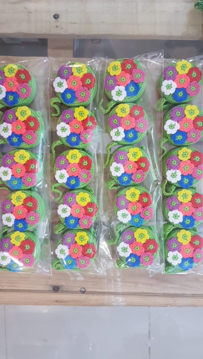 handmade flower tape measure